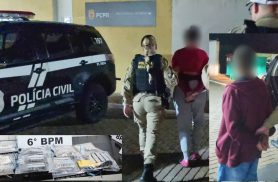 Ação da PM termina com casal levado à delegacia e drogas apreendidas no bairro Interlagos Ação da PM termina com casal levado à delegacia e drogas apreendidas no bairro Interlagos
