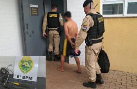 Homem é detido após suspeita de furto de fios de cobre em hotel às margens da BR-277