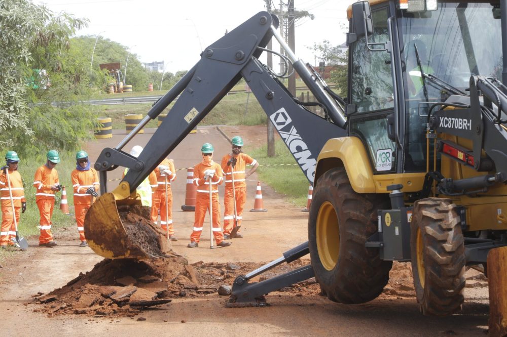 Imagem referente a Prefeitura dá o start à obra de pavimentação na Rua Munique para melhorar o acesso e a mobilidade na região Sul
