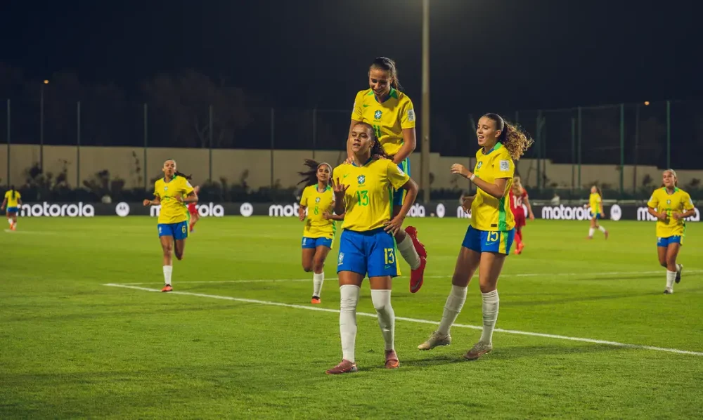 Imagem referente a Brasil bate Polônia nos pênaltis e avança no Mundial Sub-17 Feminino