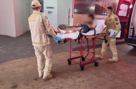 Idosa é mordida por cachorro no Bairro Santa Cruz Idosa é mordida por cachorro no Bairro Santa Cruz