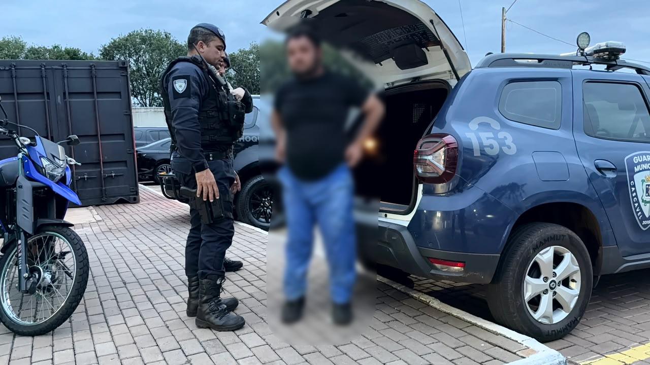 Guarda Municipal prende homem acusado de importunação sexual no Terminal Oeste, em Cascavel