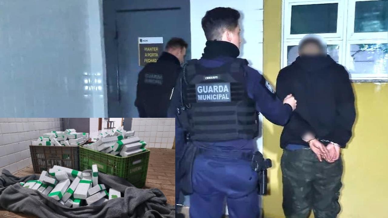 GM e CINDECON apreendem 191 quilos de maconha em carro próximo ao aeroporto de Cascavel