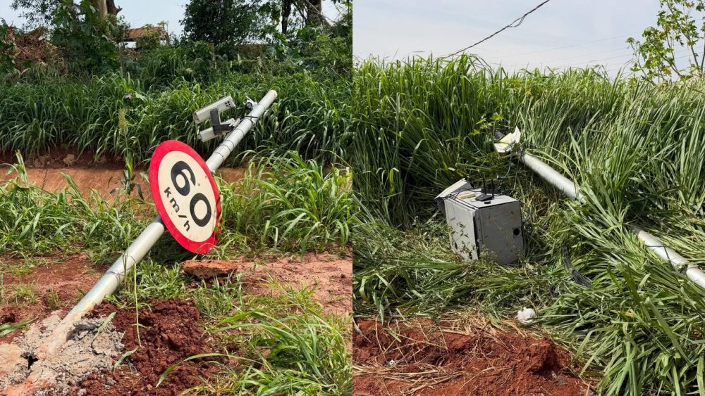 Pela 4ª vez radares na MS-276 são derrubados Imagem referente a Pela 4ª vez radares na MS-276 são derrubados