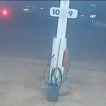 Imagem relativa a Câmera de monitoramento flagra acidente fatal entre caminhonete e carreta na PR-239