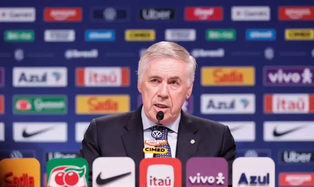 Ancelotti convoca seleção para amistosos contra Japão e Singapura Imagem referente a Ancelotti convoca seleção para amistosos contra Japão e Singapura