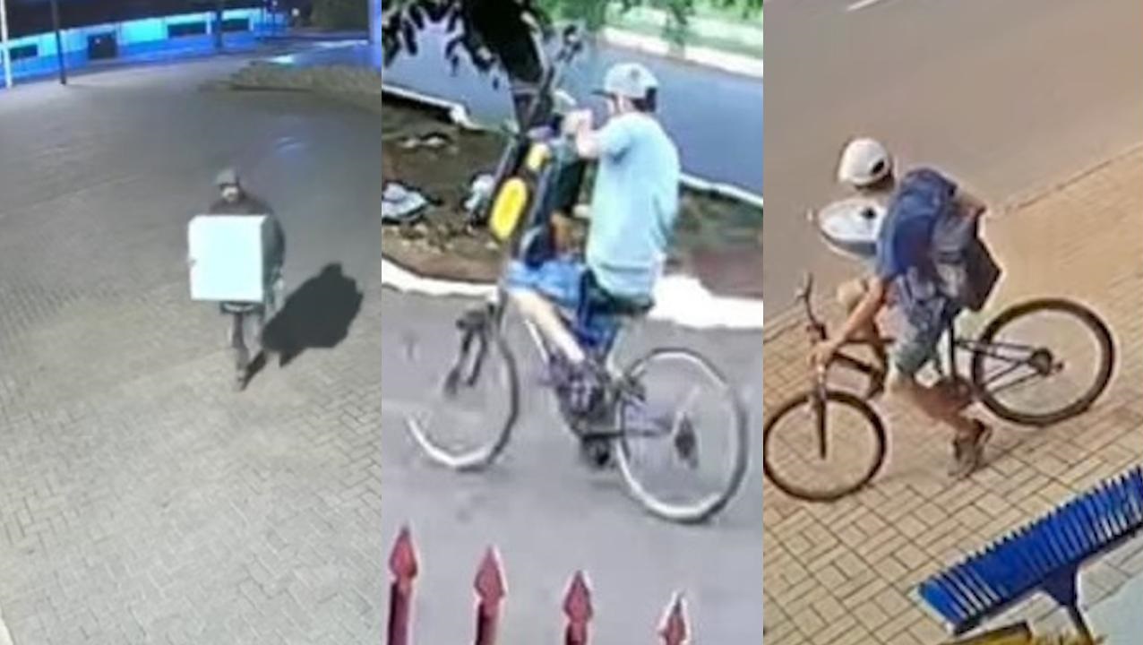 Câmeras registram série de furtos no bairro Cascavel Velho