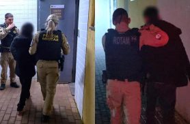 Casal é preso por tráfico de drogas após abordagem da ROTAM em Guaraniaçu