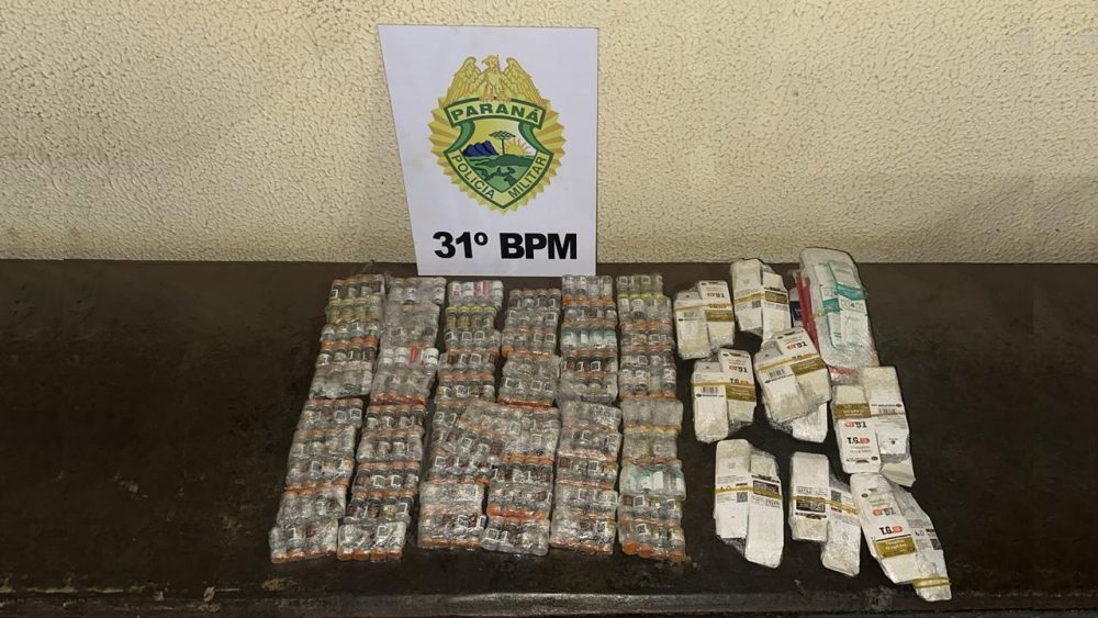 Imagem referente a PM apreende 248 ampolas de tirzepatida em ônibus na rodoviária de Assis Chateaubriand