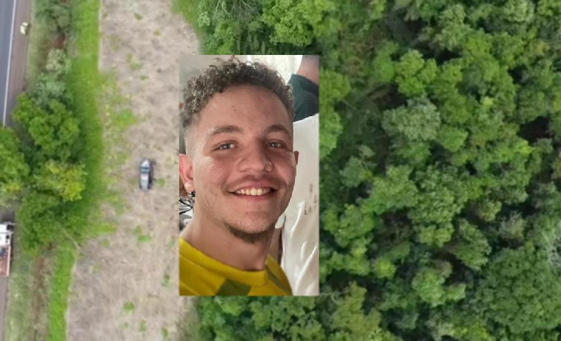 Polícia Civil usa drone e faz varredura na mesma área onde moto de Gabriel de Souza Assis foi encontrada