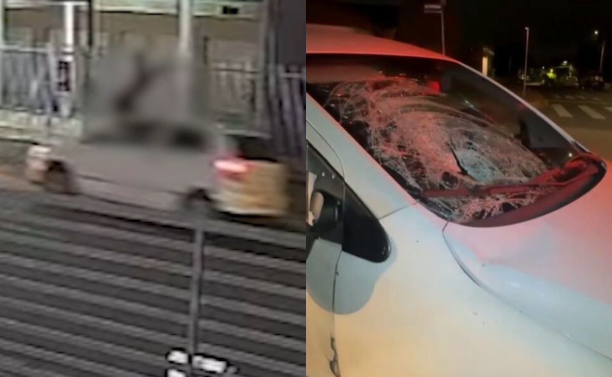 Câmera desmente versão inicial e mostra idoso atropelado por carro em Fazenda Rio Grande