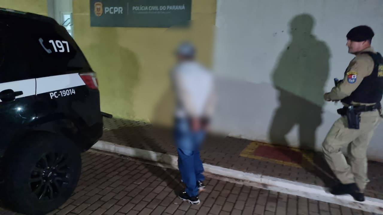Caminhão roubado é interceptado e homem acaba preso