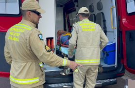 Homem sofre queda de dois metros durante descarga de caminhão em Cascavel