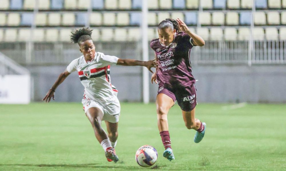 Imagem referente a SP e Ferroviária empatam no 1º jogo da semifinal do Paulista F Sub-20